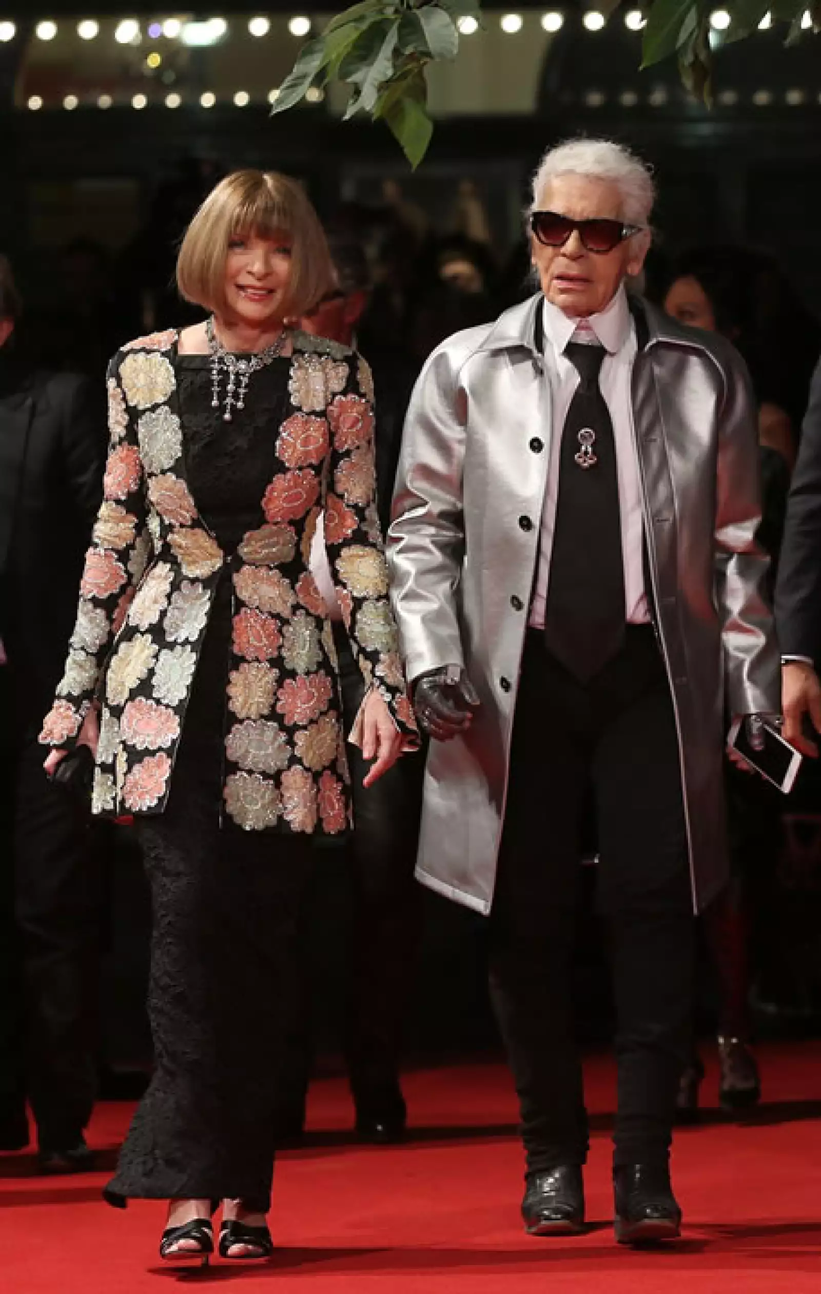 Anna Wintour, Karl Lagerfeld.