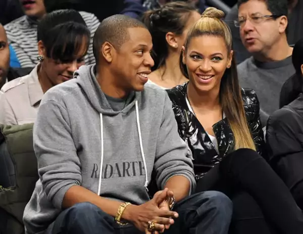 Jay-Z con Beyoncé.