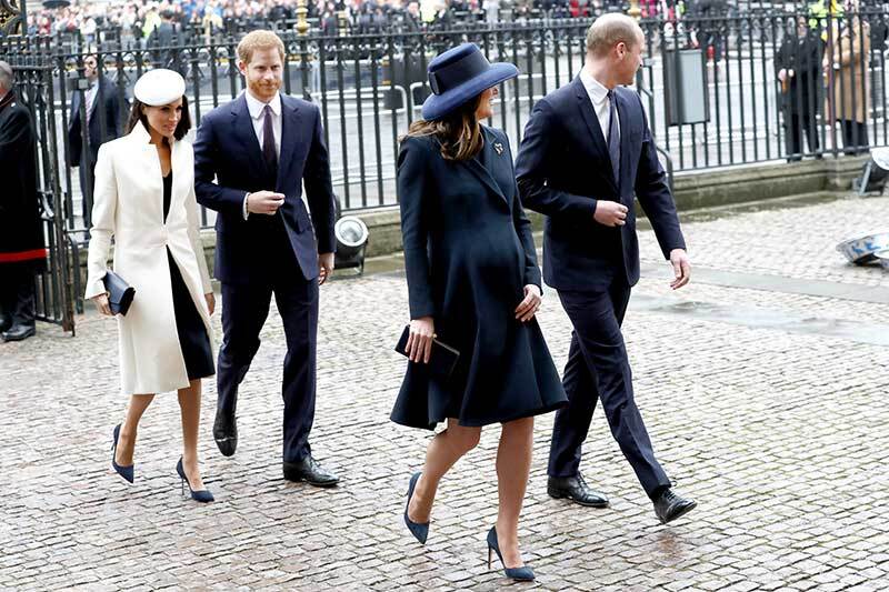 Meghan Markle, Kate, William y Harry
