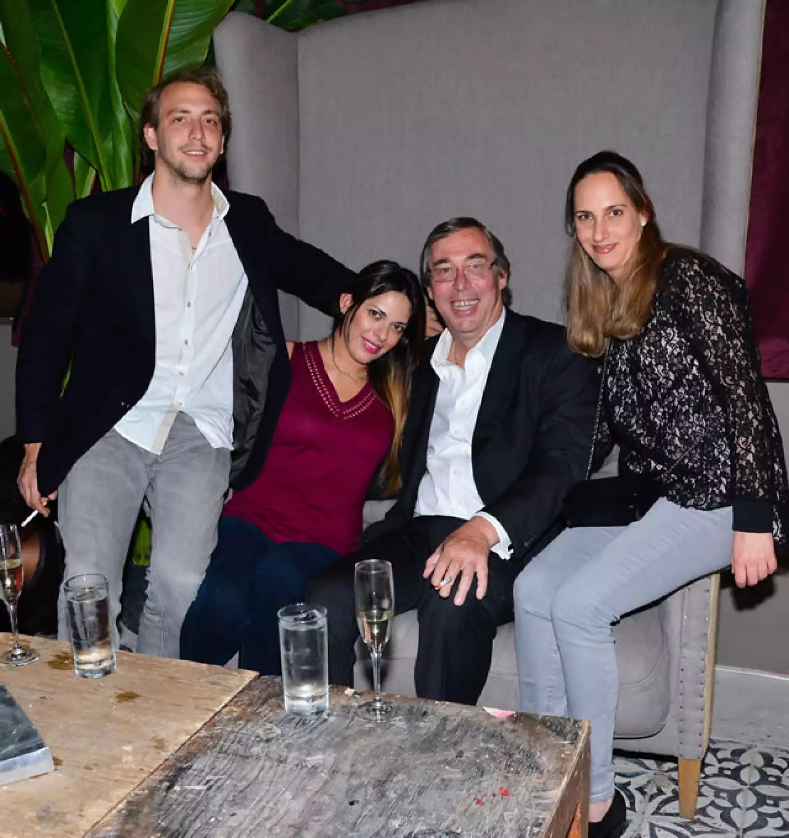 Eduardo Kohlman,Ursula Luna,Eduardo Kohlman y Daniela Koss.