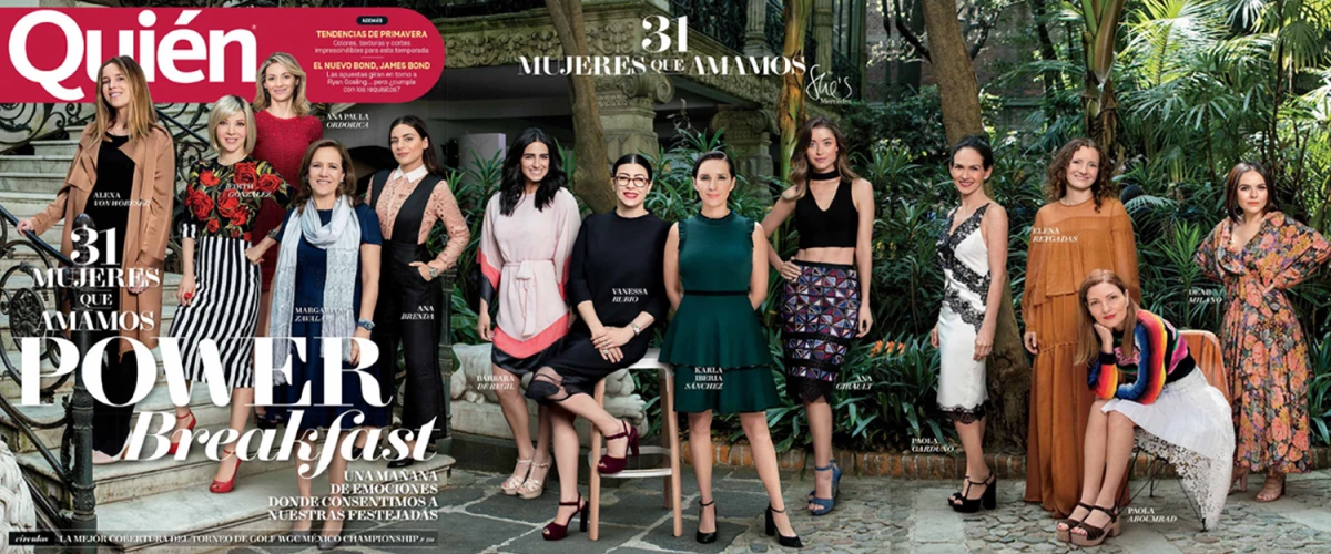 Portada: El desayuno con las 31 mujeres que amamos
