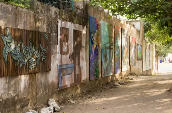 El Callejón de los Artistas alberga todas las obras de los artistas que residen durante un tiempo en VeracruzANA.