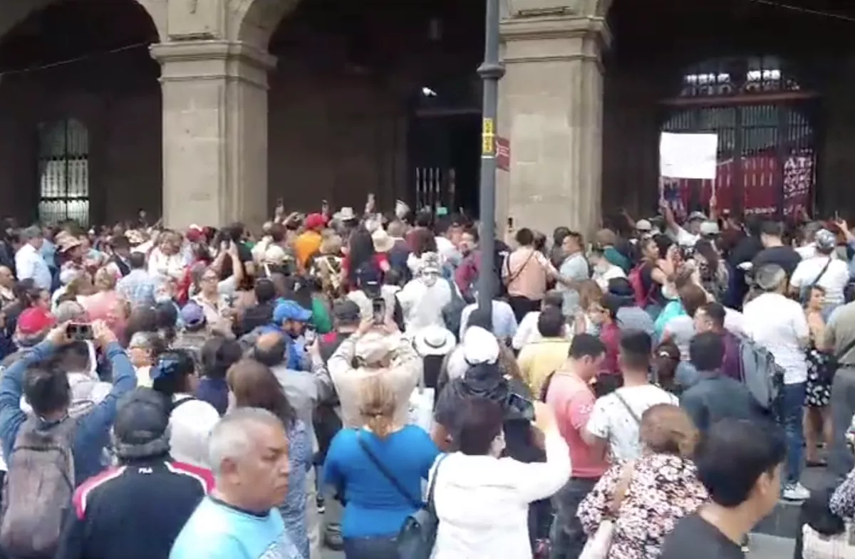 Protesta trabajadores CDMX