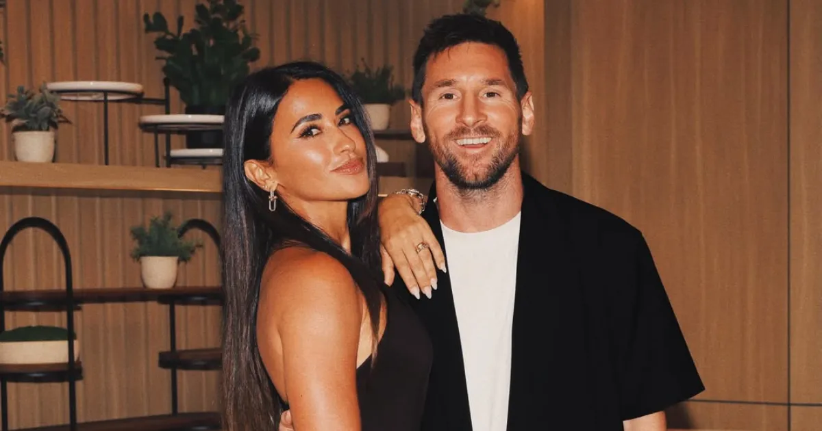 Antonela Roccuzzo y Lionel Messi 
