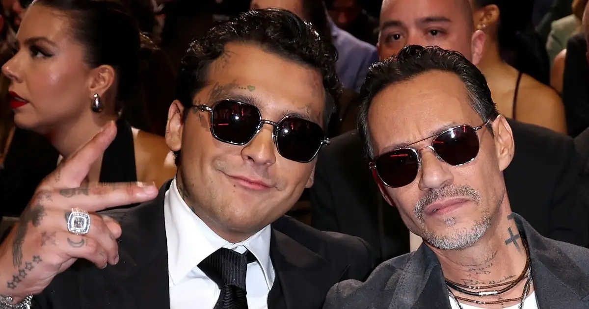 Christian Nodal y Marc Anthony 