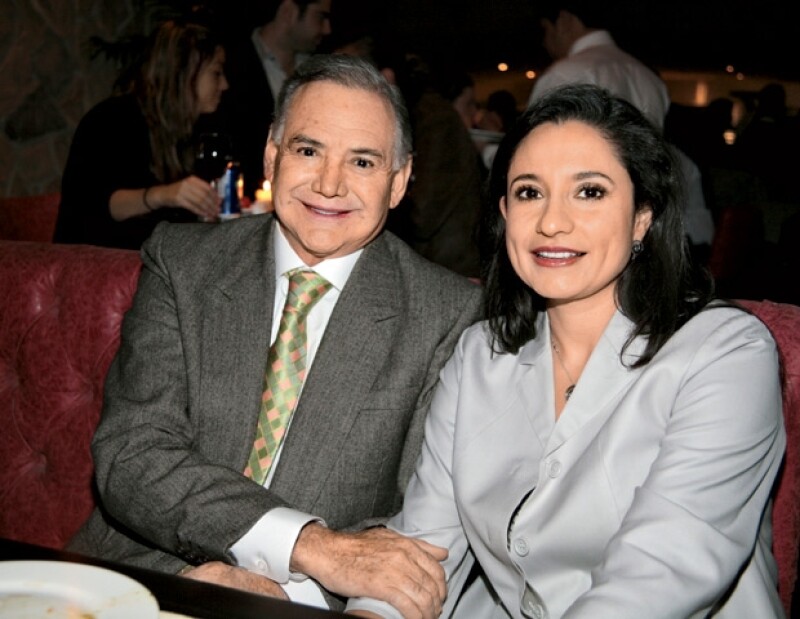 Raúl Salinas y Cecilia Martínez, con quien el hermano del ex presidente de México tiene una relación sentimental.