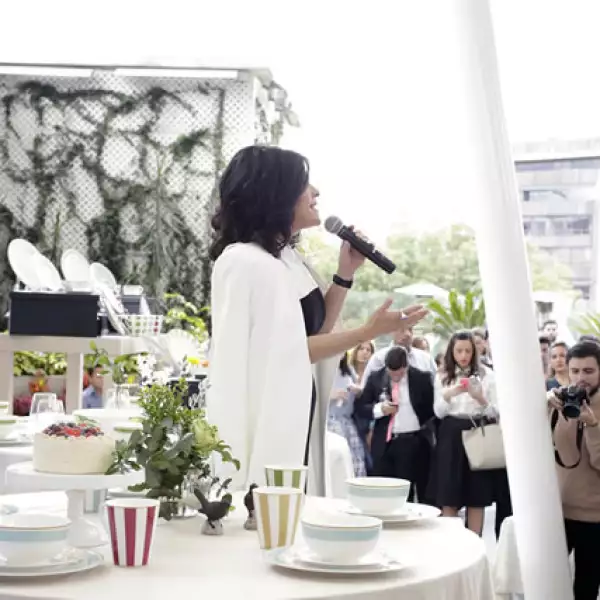 Durante el evento se pudieron apreciar los diseños de la empresaria.