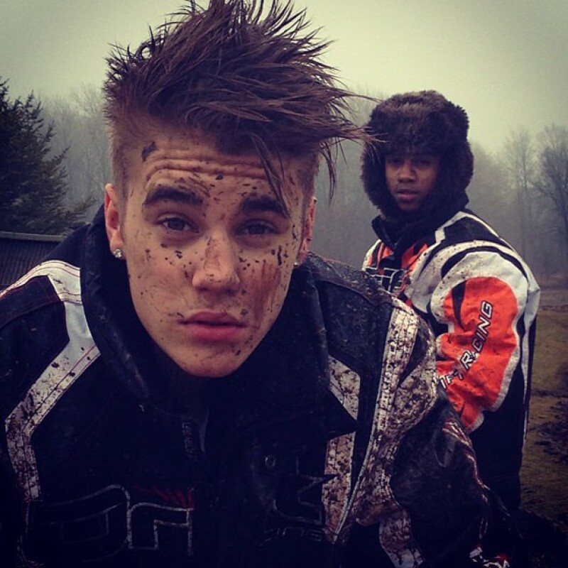 Justin reveló sus gustos por los deportes extremos, aunque esto haya arruinado su peinado