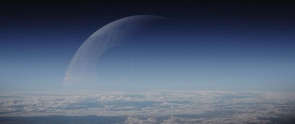 La Estrella de la Muerte en "Rogue One: A Star Wars Story"