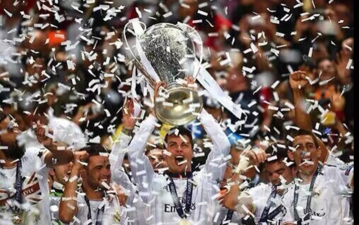 El Real Madrid se coronó como campeón de la Champions esta tarde.