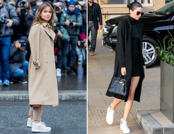 Los sneakers no son sólo una pieza obligada para la ocupada agenda de un editor, también lo es para Kendall.