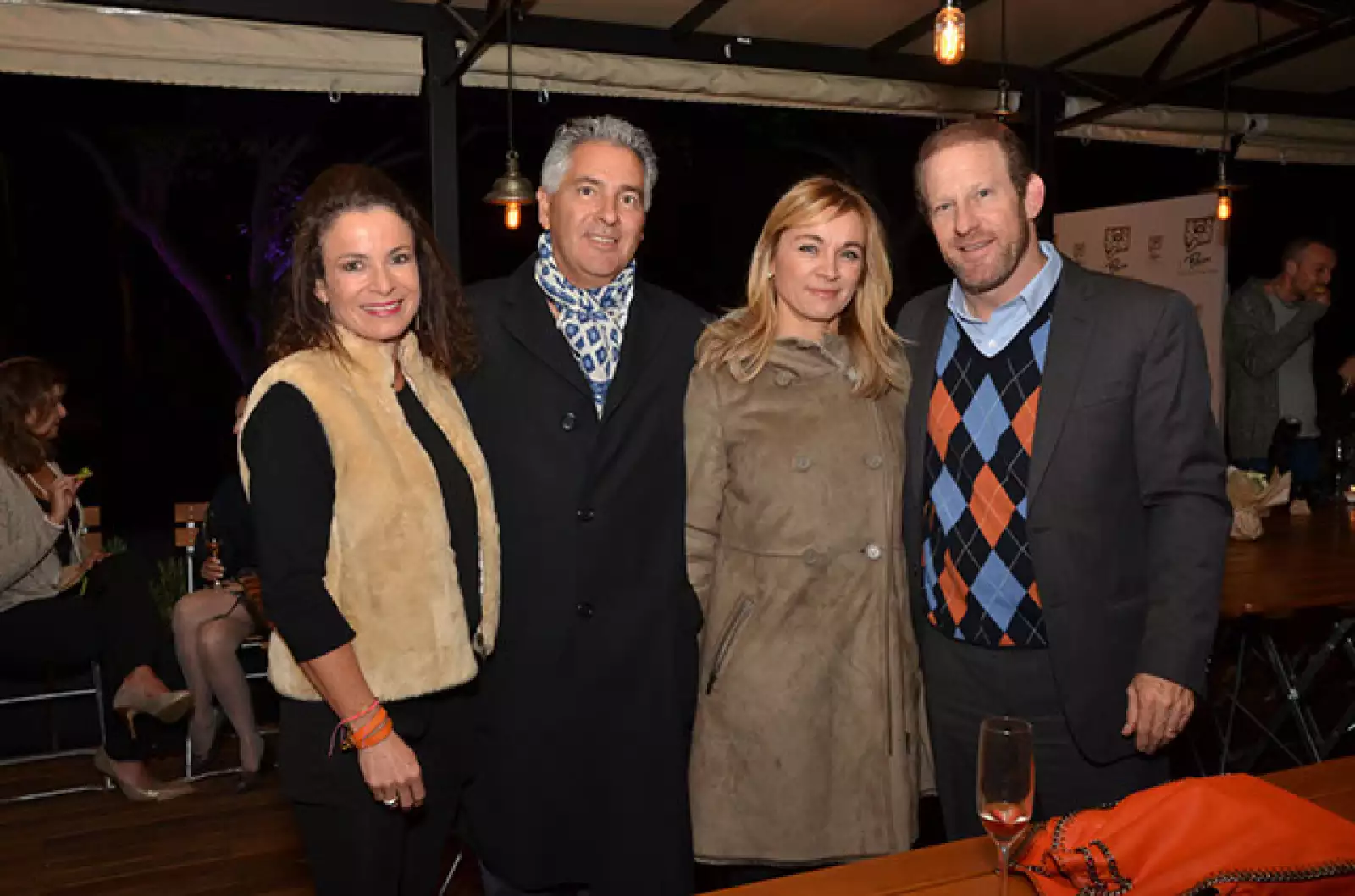 Iomar Floquin,Alejandro y Adriana Méndez y Alejandro Merikanskas.