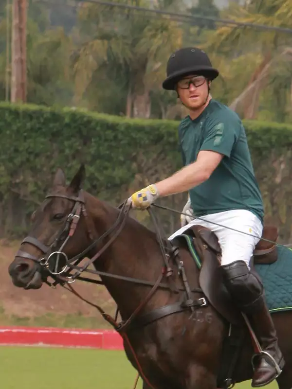 Prince Harry during a Polo match, Carpenteria, California, USA - 12 Jun 2022