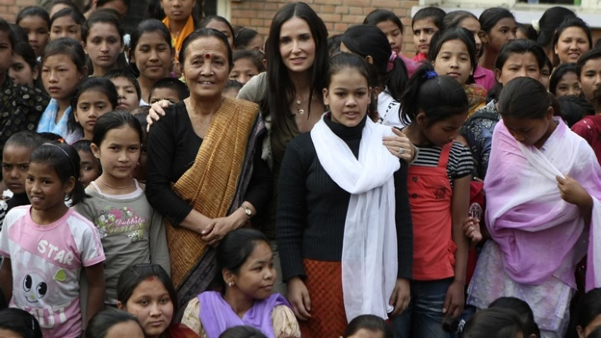 Proyecto libertad - Nepal- Demi Moore