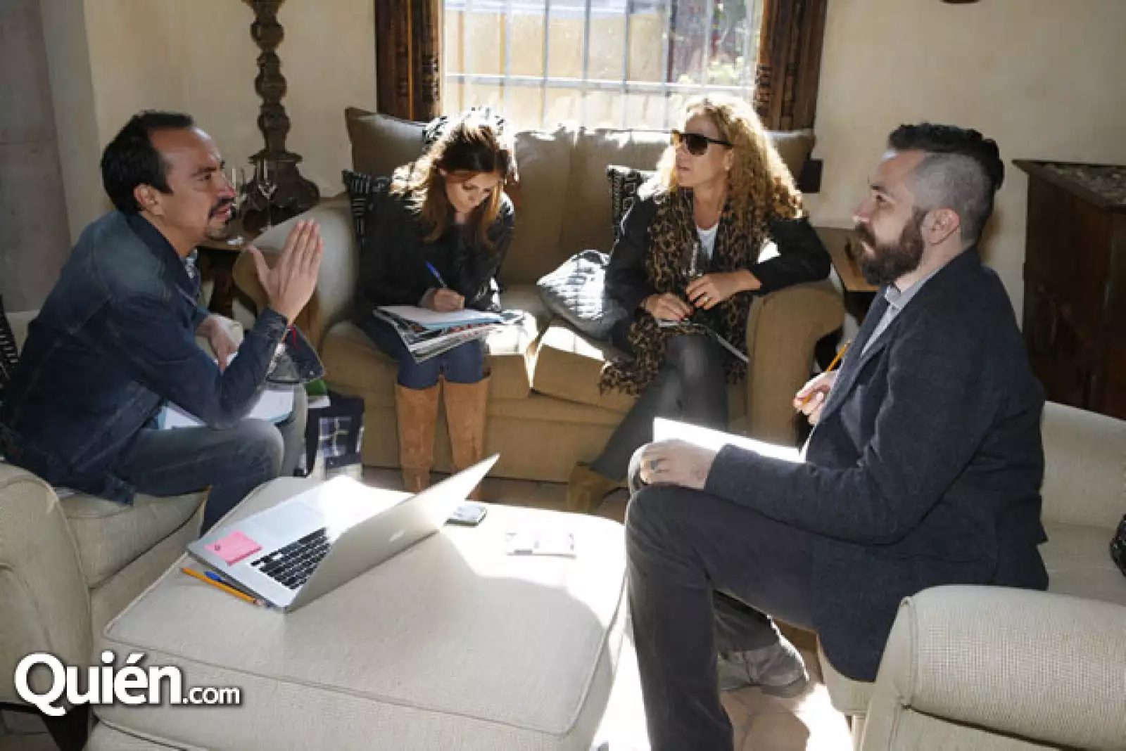 Felipe Colsa, Karen Felgueres, Maggie Buzali y Juan Carlos Campos