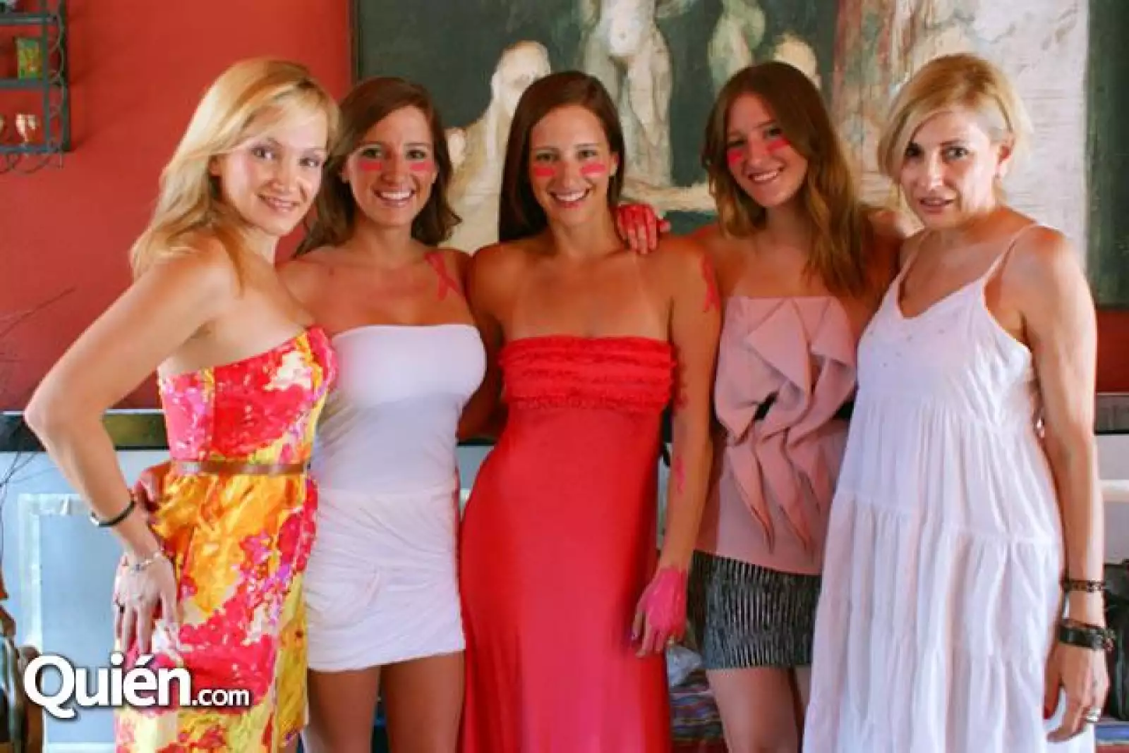 Thelma Cora,Viviana Barrera,Mariana Barrera,Thelma Barrera y Rosina Ramón