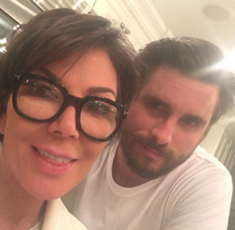 Con esta foto, Kris mostró el gran amor que le tiene a Scott a pesar de su separación de Kourtney.