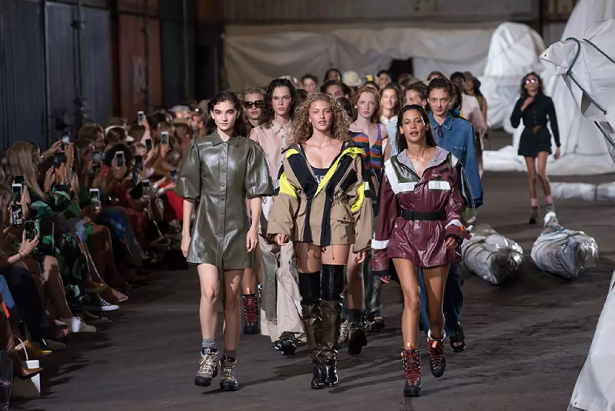 Ganni Show, Runway, Spring Summer 2019, Copenhagen Fashion Week, Denmark - 09 Aug 2018