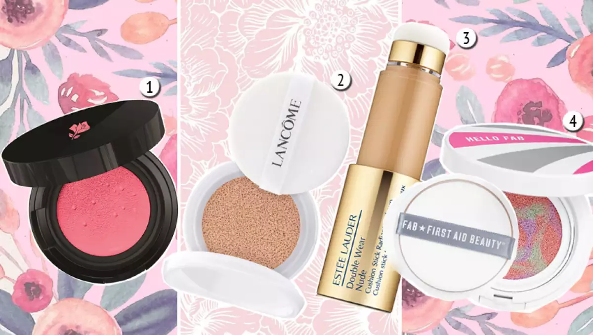 Lancôme, Lancôme, Estée Lauder y First Aid Beauty.