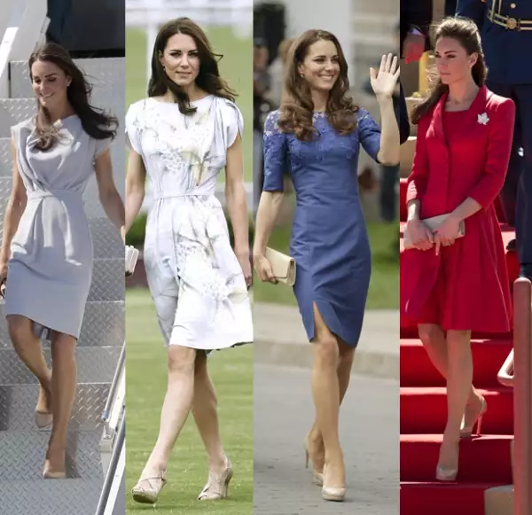 Kate es fanática de los vestidos a la rodilla.