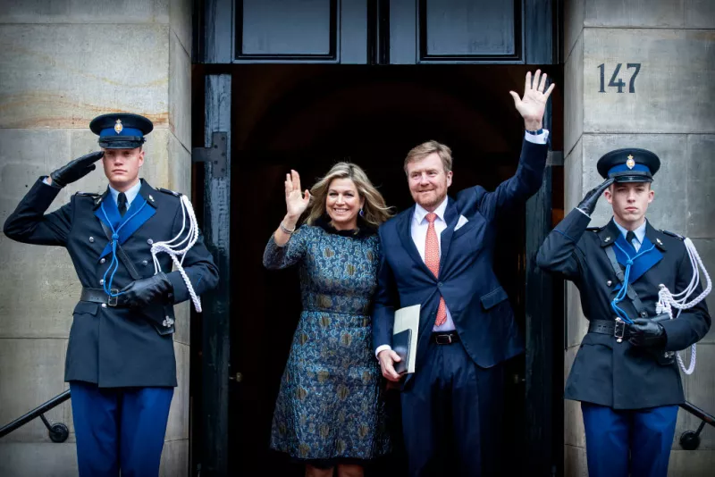 Máxima de Holanda y el rey Guillermo Alejandro
