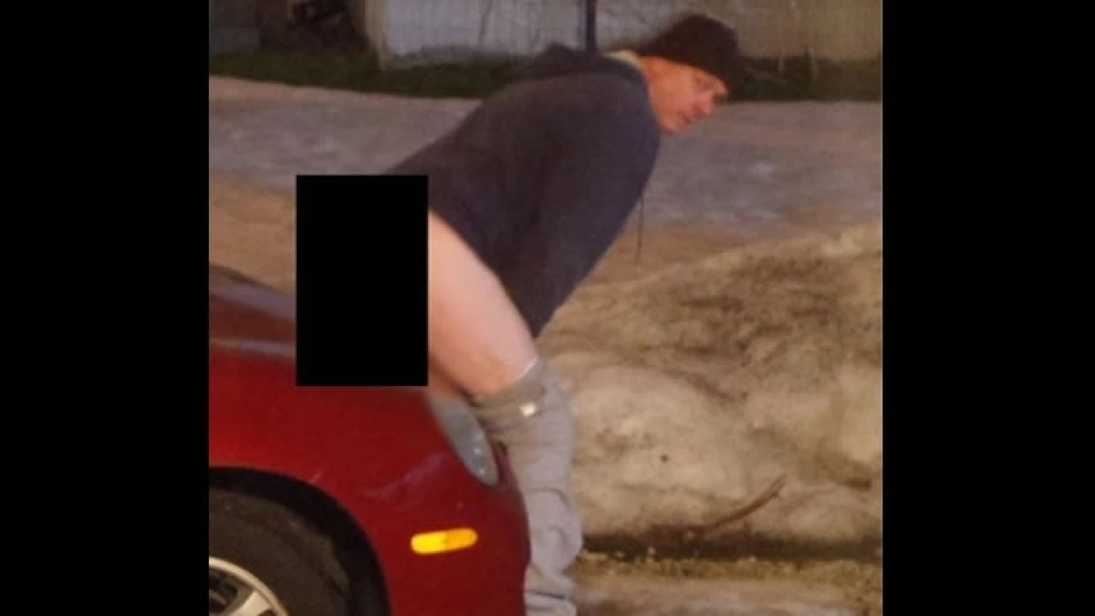 hombre que defeca en autos