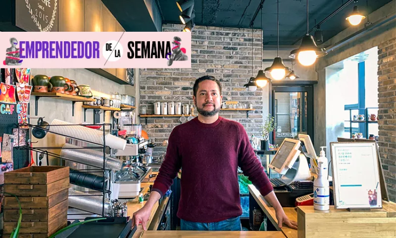 Marco Lepine, emprendedor y fundador de Hola Cafe, en Corea del Sur