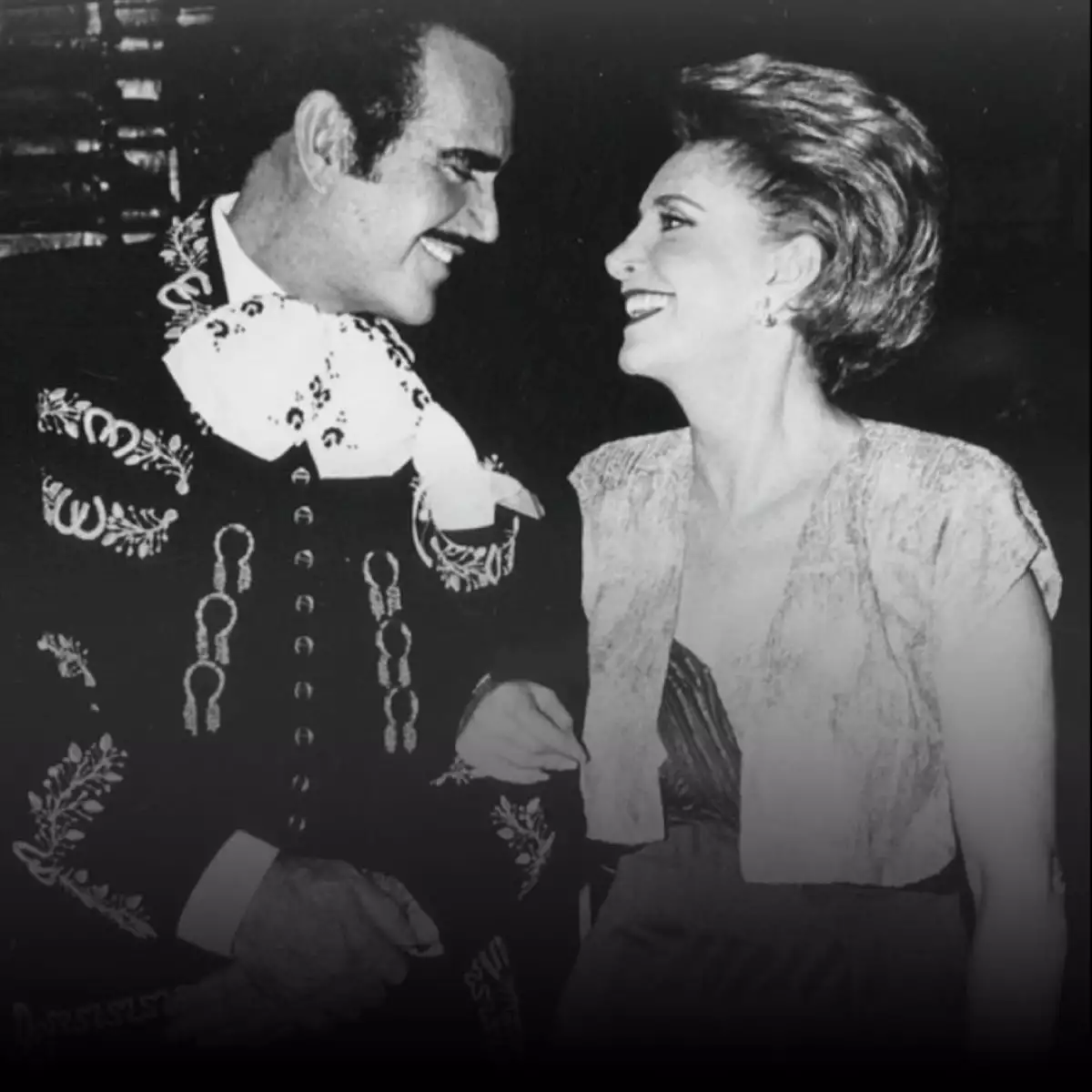 Vicente Fernández y doña Cuquita.