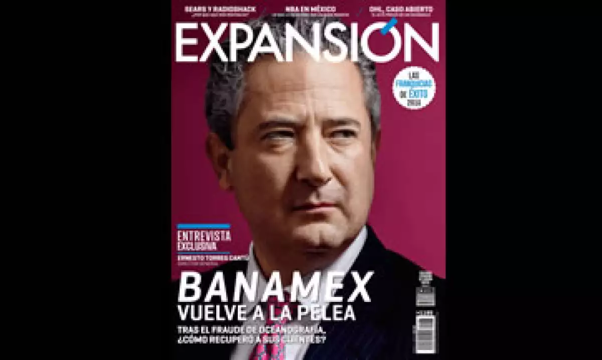 Expansión presenta en esta edición una entrevista con el director de Banamex. (Foto: Jesús Almazán)
