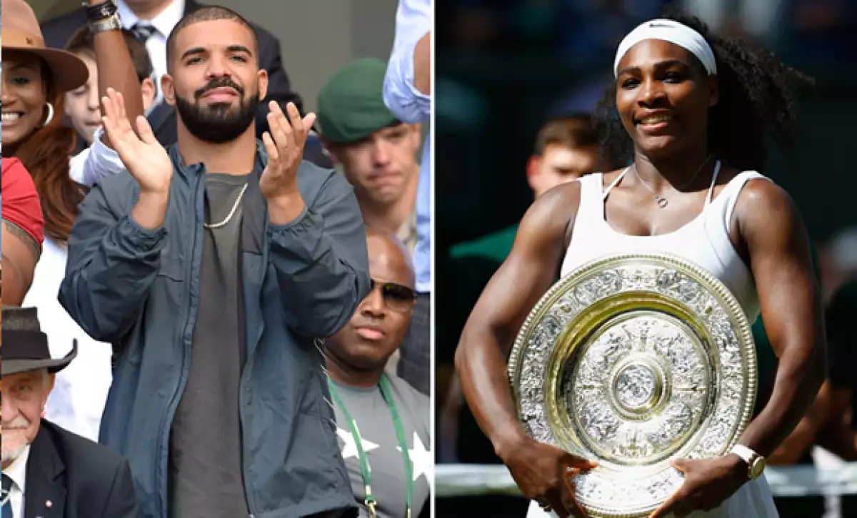 En la reciente edición de Wimbledon, Drake fue captado apoyando a Serena durante la final del campeonato.