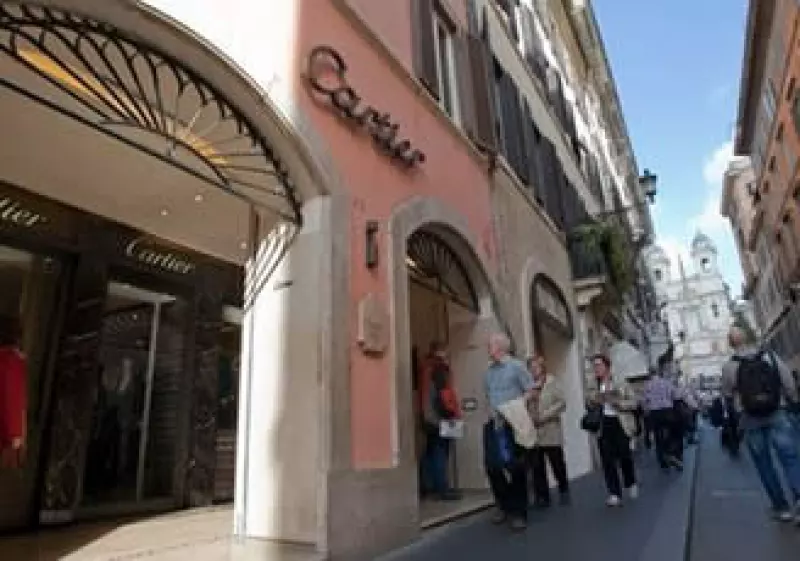 Una tienda de Cartier en Roma fue víctima de un robo de una joya de 500,000 euros. (Foto: AP)