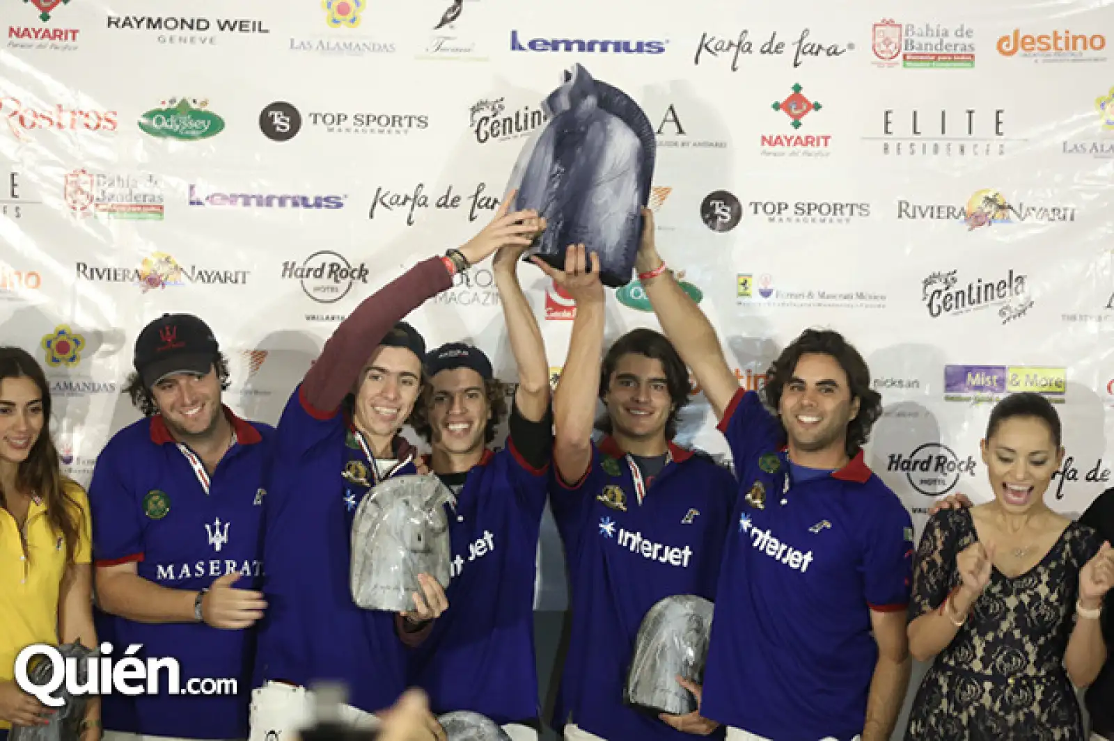 José Antonio Amutio, Emiliano Ayala, Choncho Ayala, Rodolfo Ramos y Nacho Cubero