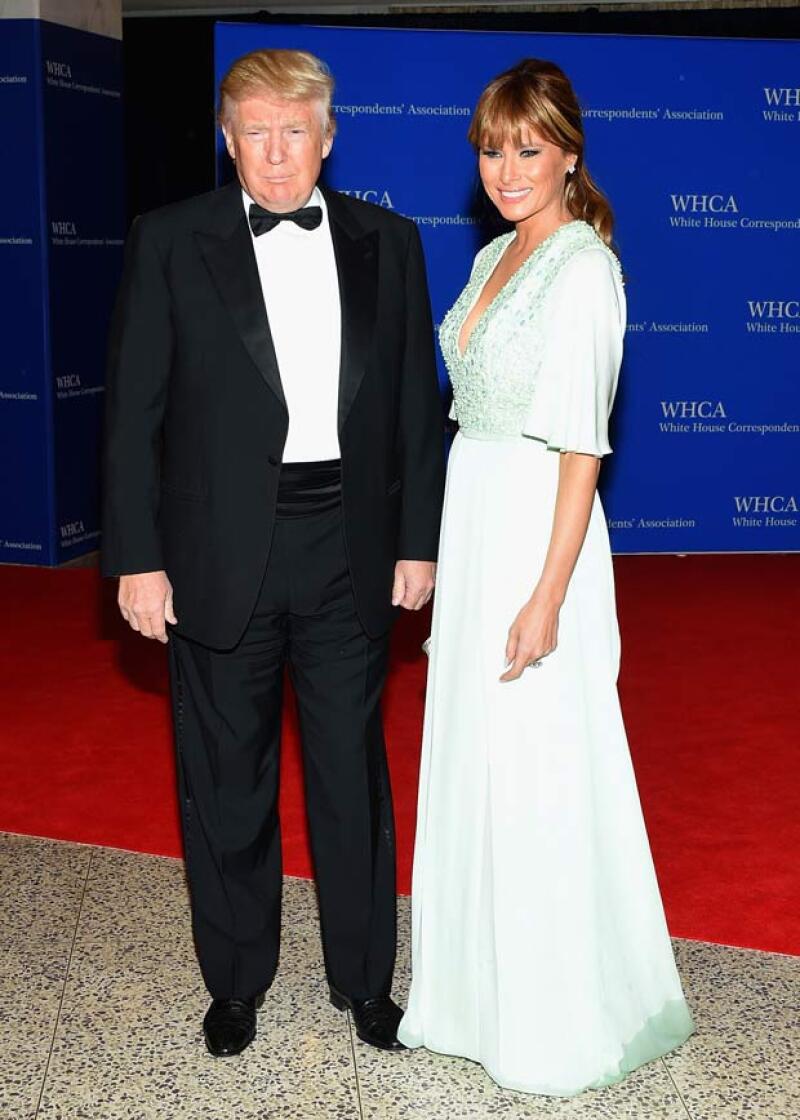 Donald Trump asistió con su esposa a la gala en la Casa Blanca.