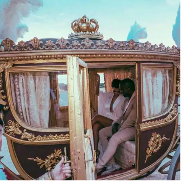 Kim y Kanye, enamorados.