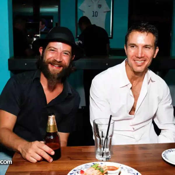 Jordi y el cantante Protasio