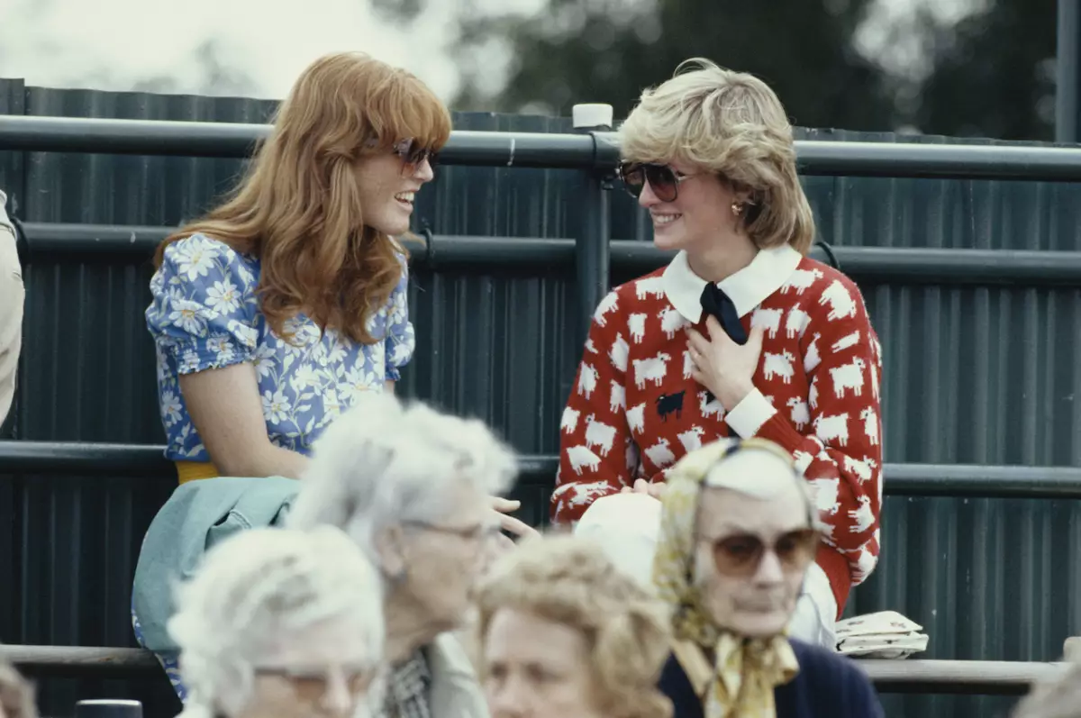 Sarah Ferguson y princesa Diana