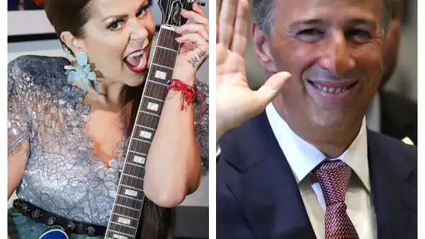 José Antonio Meade y Alejandra Guzmán fueron