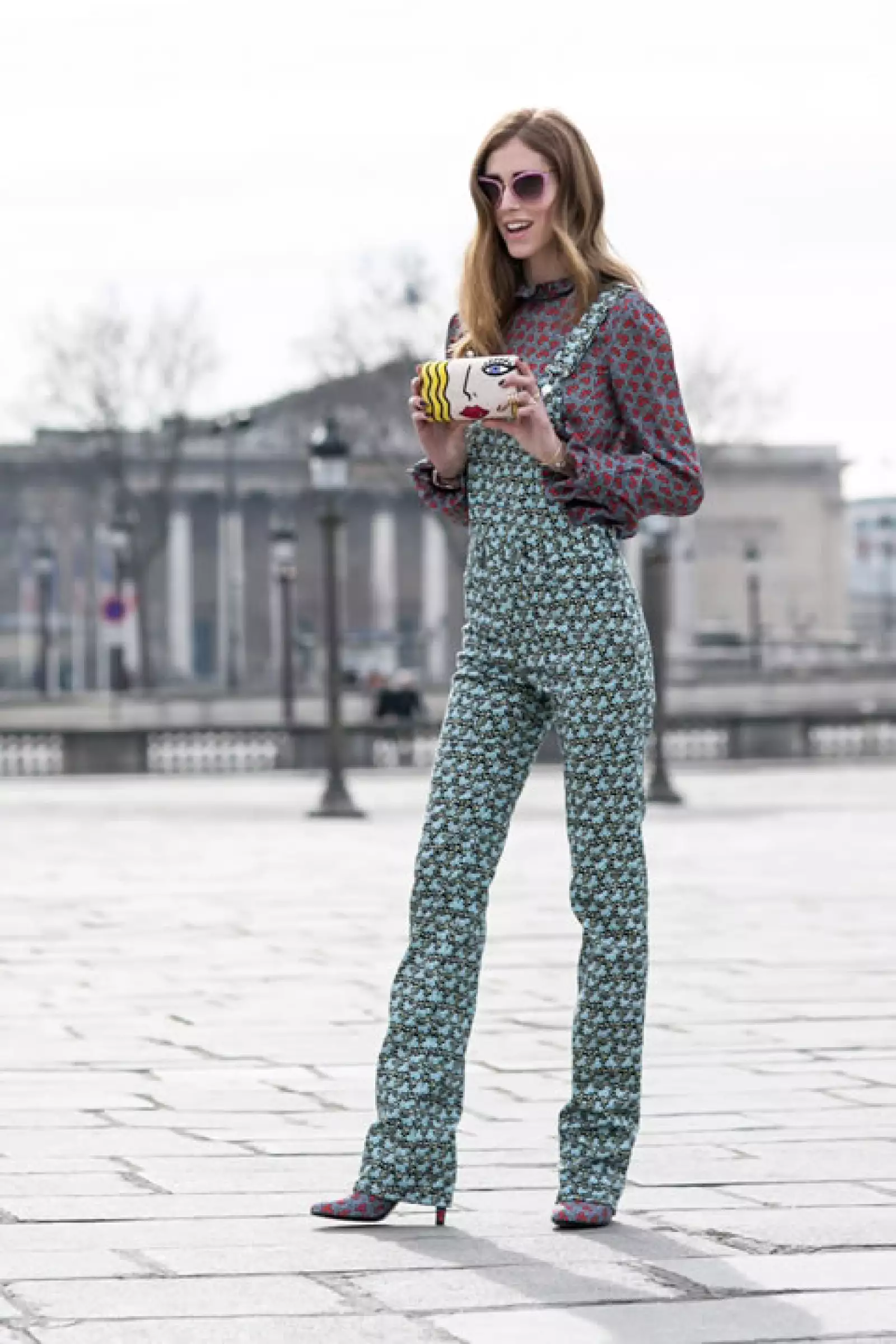 En 2015, Chiara Ferragni nos enseñó a mezclar estampados.