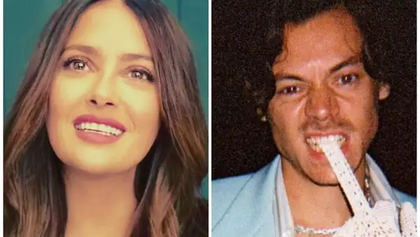 Salma Hayek y Harry Styles