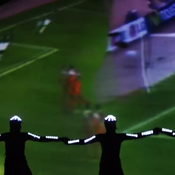 Bailarines inauguran la Copa América