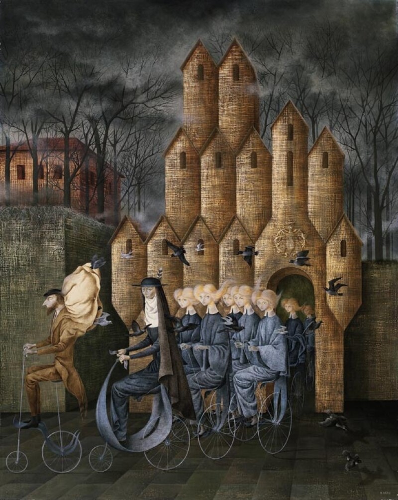 "Hacia la Torre" de Remedios Varo.