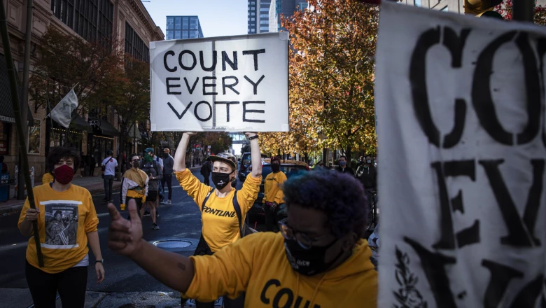 Protests Continue In Philadelphia As Pennsylvania Counts Votes