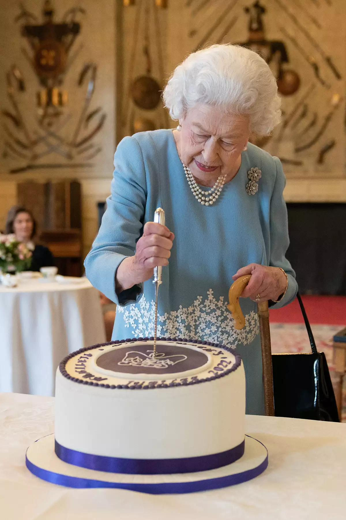 The Queen Hosts A Reception At Sandringham House On The Eve Of Accession Day