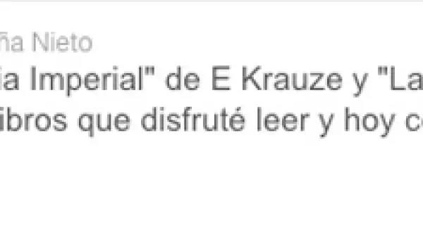 Peña Nieto reconoció su error.