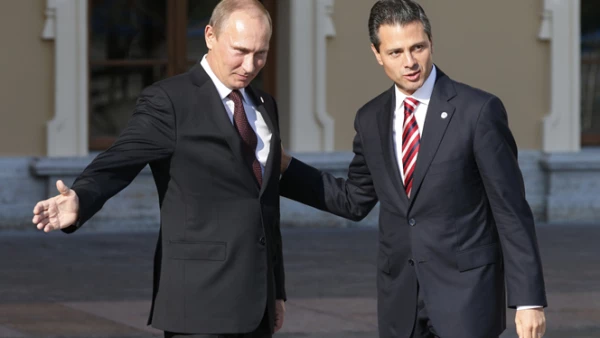 El presidente mexicano, Enrique Peña Nieto participó en la discusión sobre crecimiento y economía global.