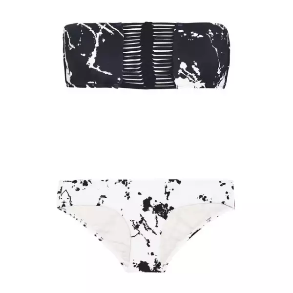 Zimmermann: Printed Bandeau Bikini. net-a-porter.com