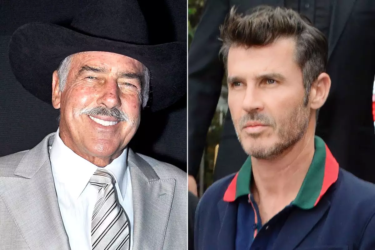 Andrés García y su hijo Leonardo García