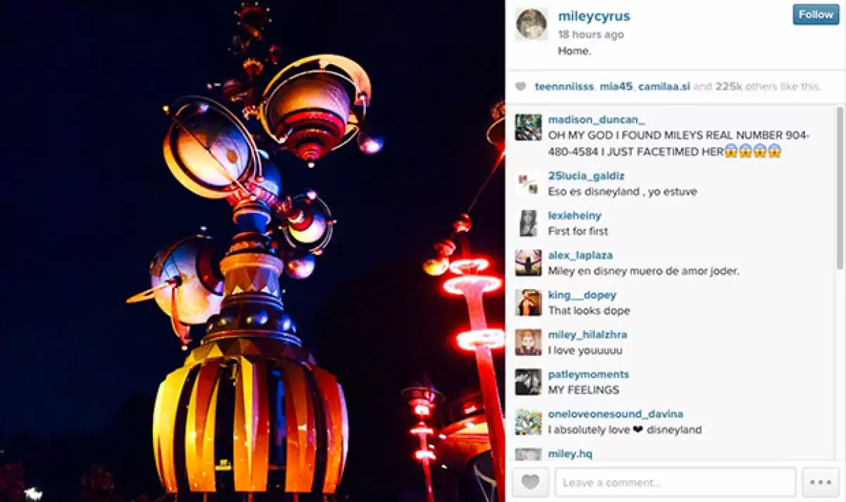 "Casa" fue el texto que acompañó la foto del Astro Orbiter.