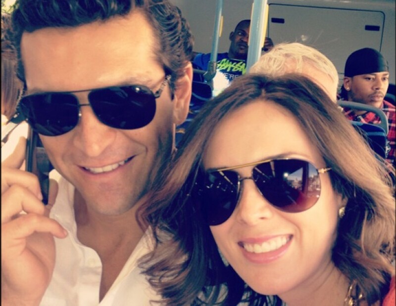Junto con su esposo Martín Fuentes, disfrutaron de unos días en Las Vegas.
