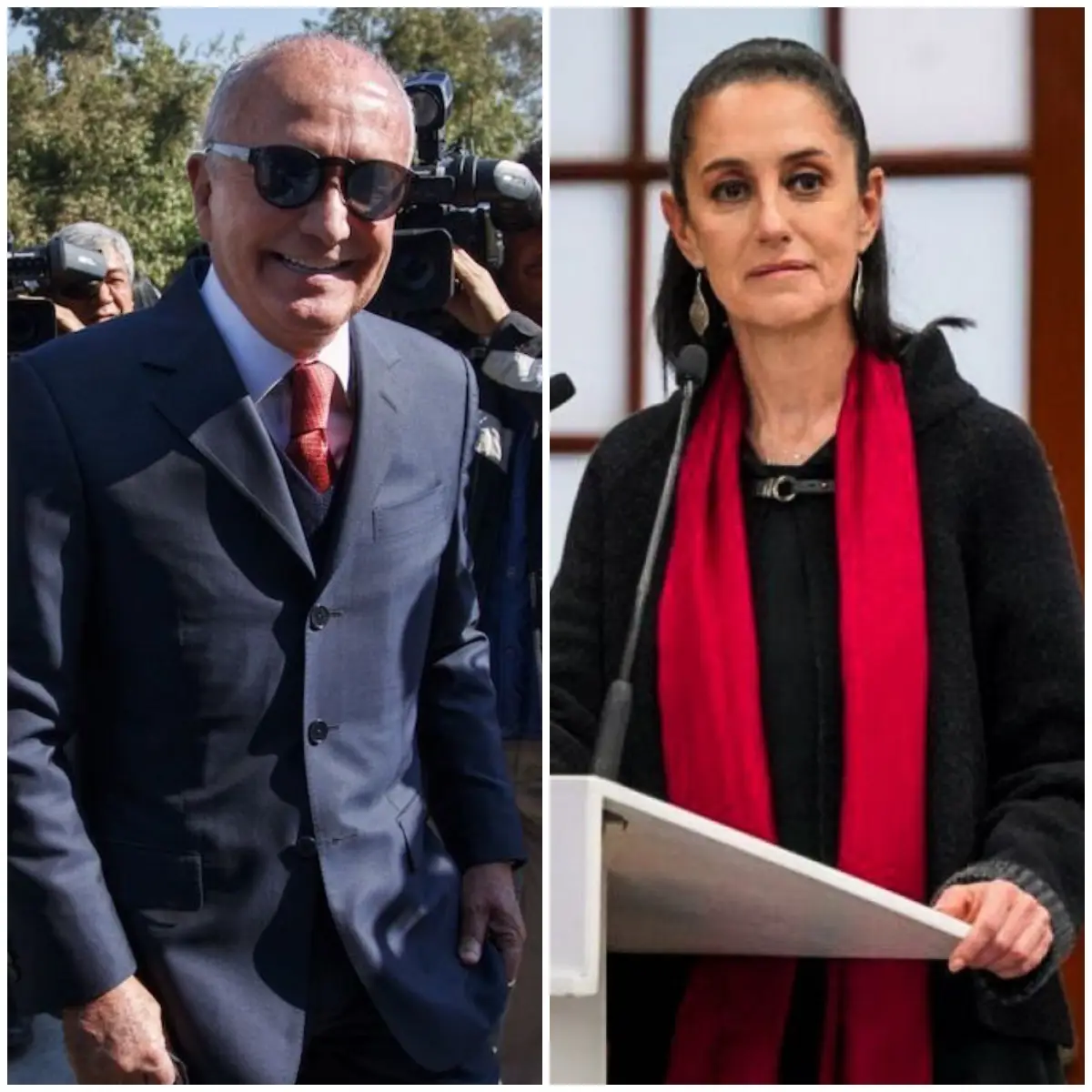 Pedro Ferriz de Con y Claudia Sheinbaum